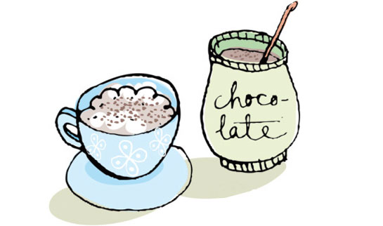 Chocolate quente igual de cafeteria!