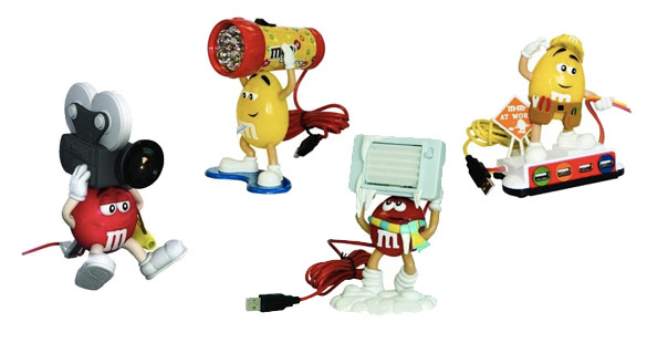 Gadgets dos M&M’s