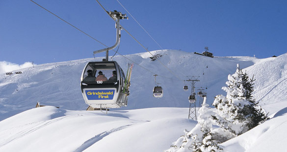 Corrida de esqui agita Alpes Suíços