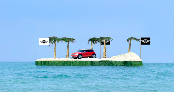 MINI Countryman vira uma ilha