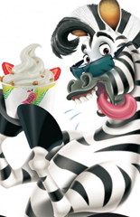 Zebra Zero frozen drinks