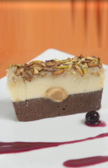 Terrine duo de chocolates