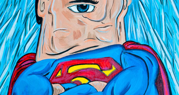 Super-heróis por Picasso