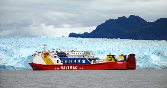 Rota pelos glaciares chilenos