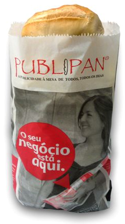 Pão em sacos ecológicos