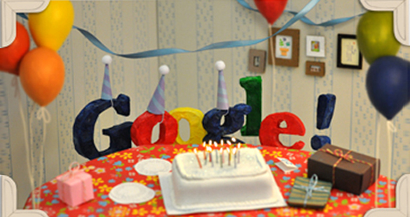 13 anos de Google
