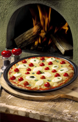 Pizza em Forno a Lenha