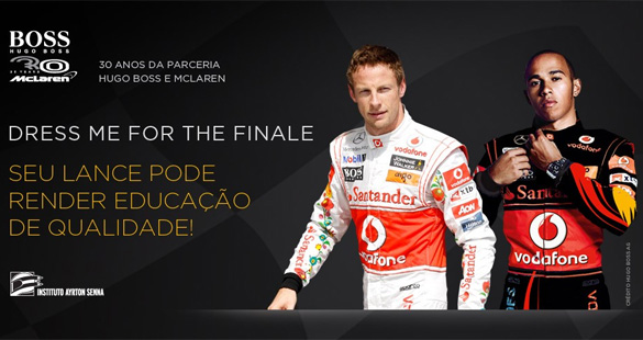 Leilão dos macacões da McLaren