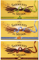 Gravetos de chocolate