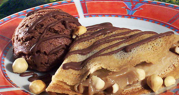 Crepe de Café e Avelã