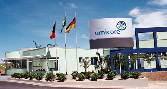 Umicore entre as 10 empresas mais sustentáveis do mundo