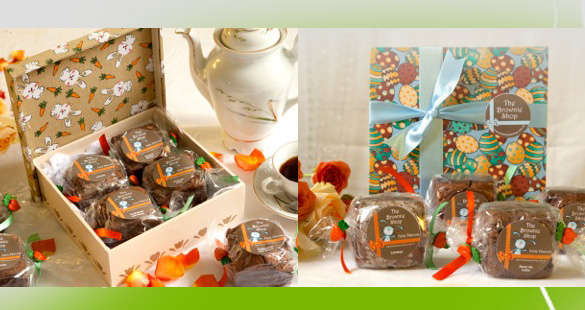 Páscoa com brownies “Made in Brasil”