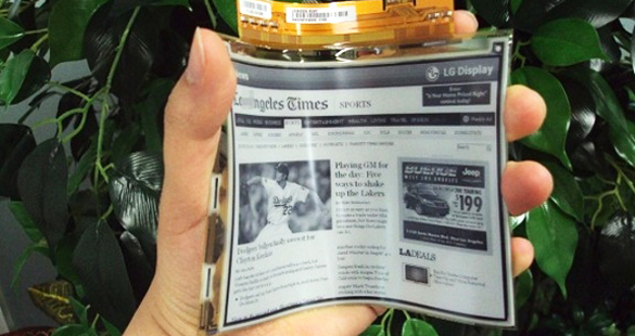 Display digital flexível