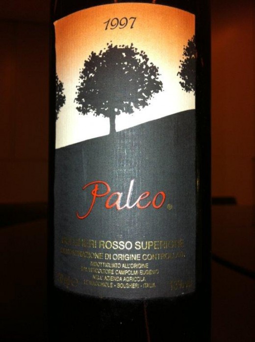 O moderno Le Macchiole Paleo Rosso 1997