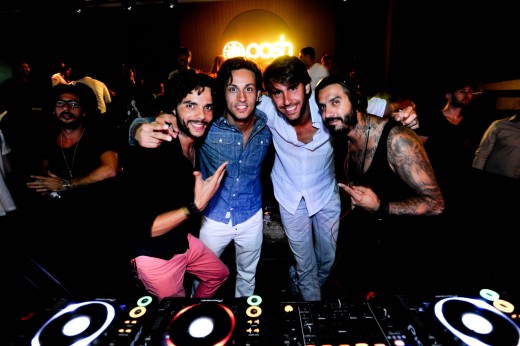 DJ Mitch LJ, Thiago Mansur, Paulinho Velloso e DJ Tito