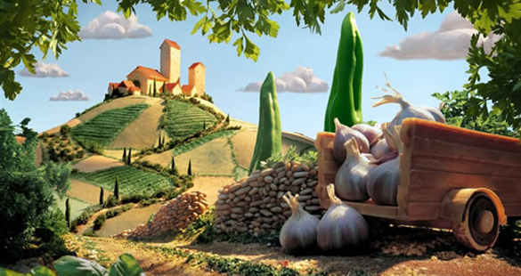 Foodscapes – A arte com comida real