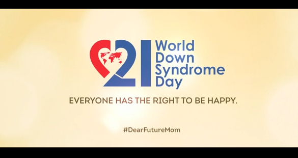 Campanha mostra como é a vida de crianças com a síndrome de Down