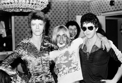 David Bowie, Iggy Pop, Lou Reed