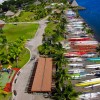 Outrigger Canoes in Papeete, Tahiti