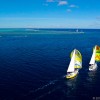 Tahiti Pearl Regatta, leg 2 departure from Bora Bora