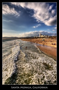 Santa Monica Beach by Szeke