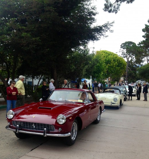 Ferrari 250 GT Pininfarina 1962 - Seguida por Porsche 356 D roadster 1959