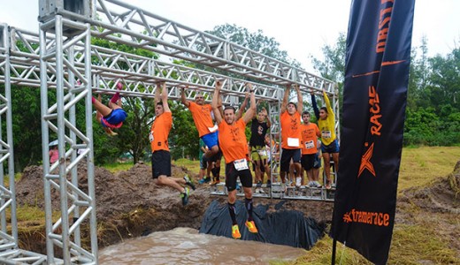 A travessia suspensa foi um dos obstáculos mais difíceis da competição (Foto: Equipe J.Mantovani)