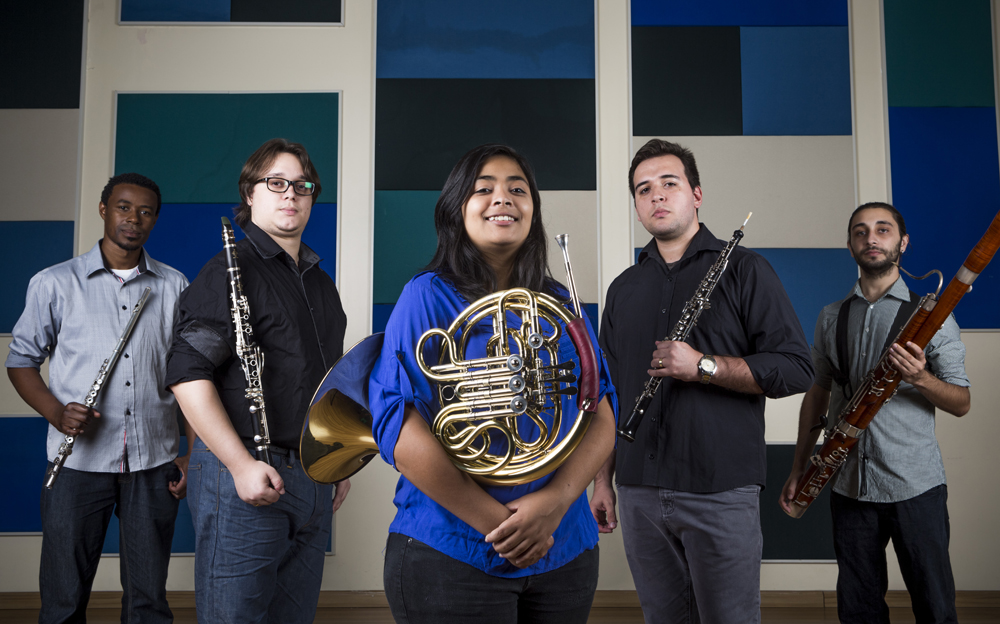 Quinteto de Sopros do Instituto Baccarelli se apresenta na Vila Madalena sábado, dia 15 