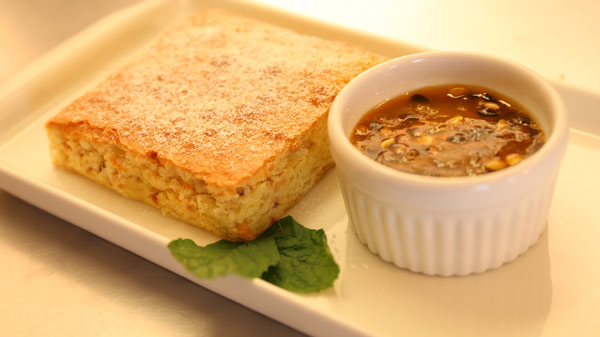 Receita de Brownie de Chocolate Branco com Castanha